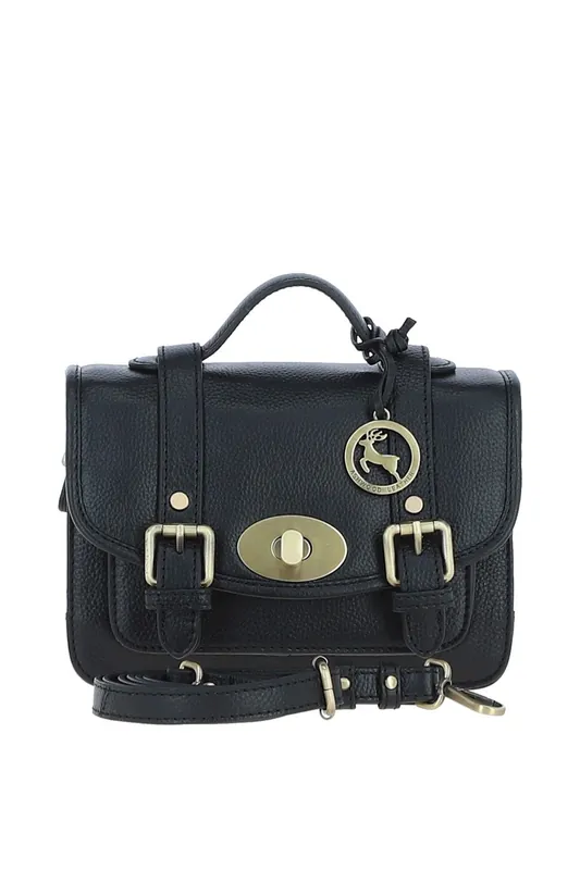 Stylish Real Leather Medium Satchel Bag - Ashwood Leather