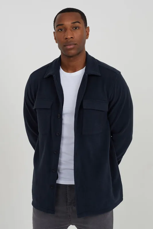 Long Sleeve Fleece Shirt - Brave Soul