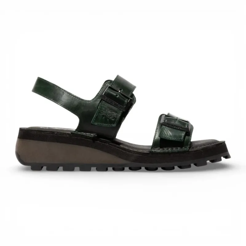 Leather Buckle Sandals Comfort Wedge Sandals - TruClothing