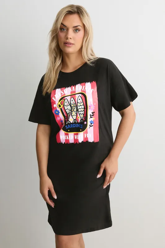 Fresh Sardines' Sleep Tee Nightdress - Yours