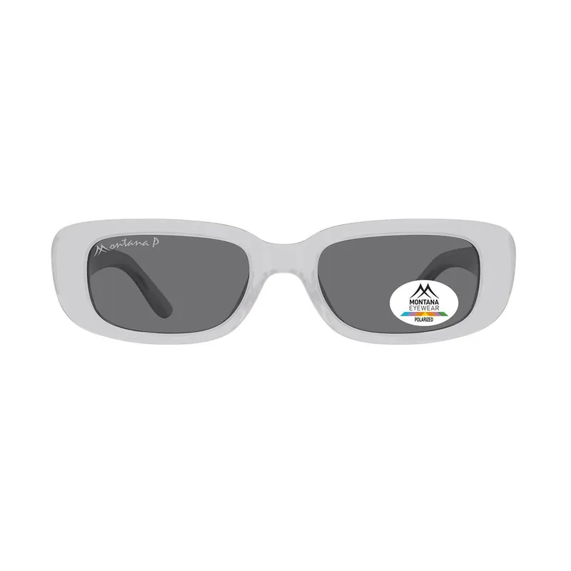Rectangle Light Transparent Grey Smoke Polarized MP65 - montana
