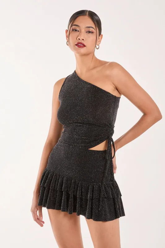 One Shoulder Ruched Top - Pink Vanilla