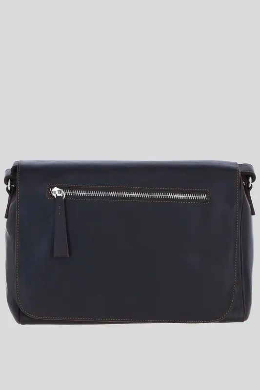Real Leather Laptop Messenger Bag - Ashwood Leather