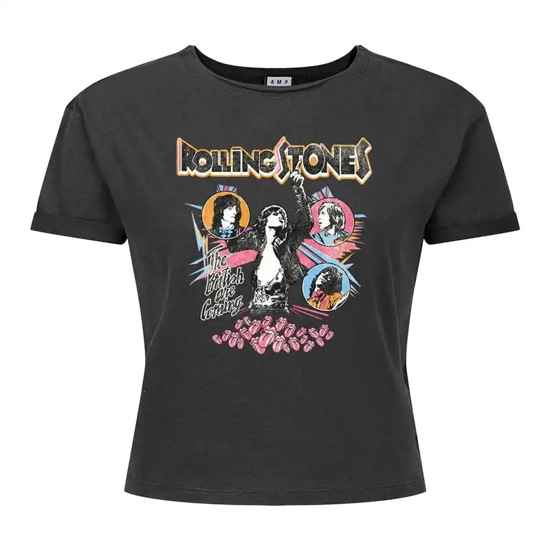 British Are Coming The Rolling Stones Crop T-Shirt