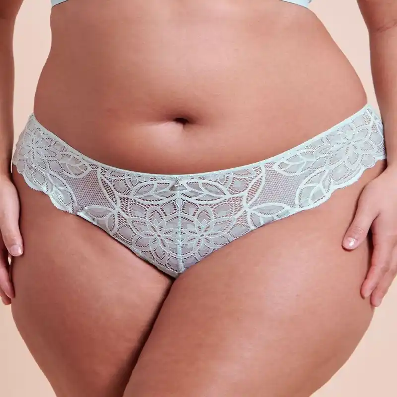 Lovelace Brazilian Briefs Knickers Lingerie - Curvy Kate