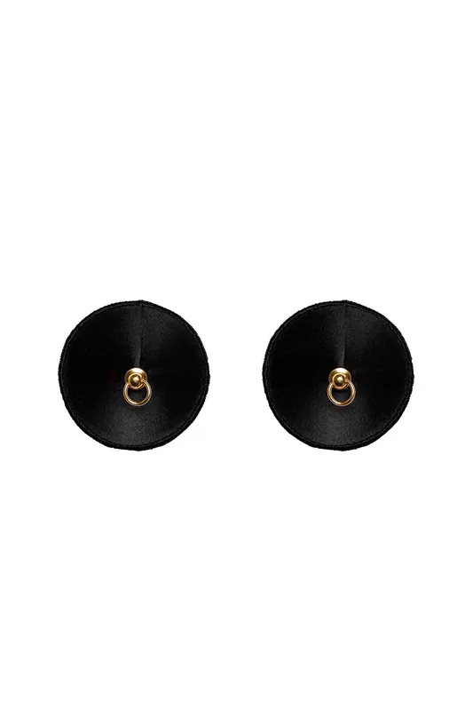 Etta Black Ring Nipple Pasties - Bettie Page Lingerie
