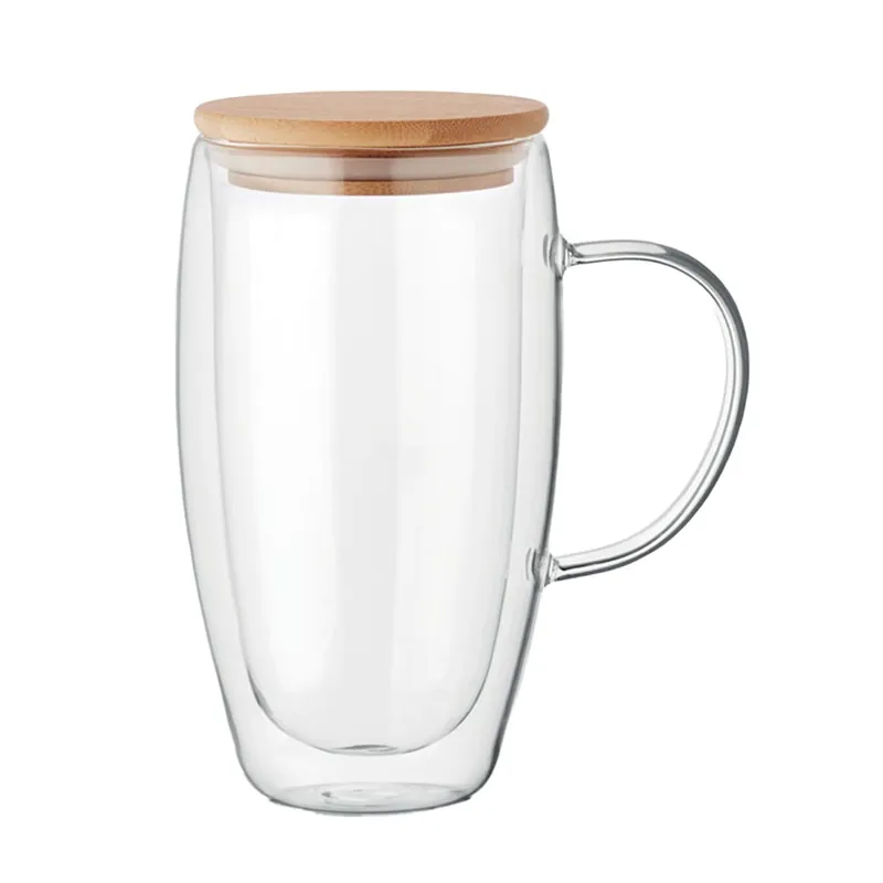 Existing Name Borosilicate Glass Double Wall 450ml Mug - MidOcean