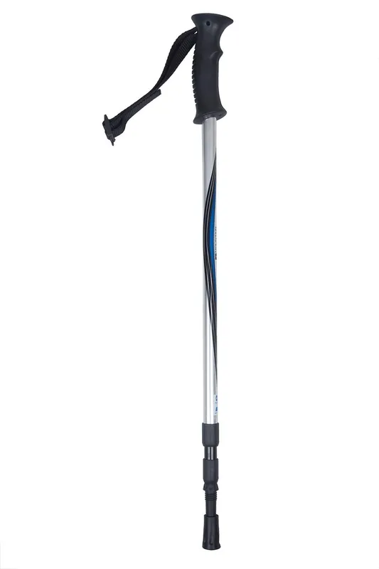 Lightweight Telescopic Adjustable Wrist Strap Hiker Walking Pole - Mountain Warehouse