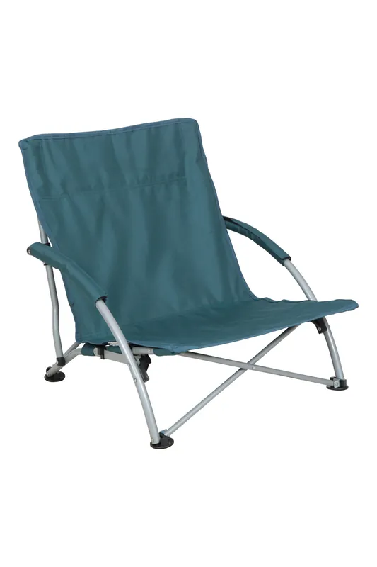 Foldable Low Chair Relaxing Sturdy Packable Outdoor Camping Beach Seat - Mountain Warehouse