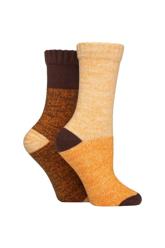 2 Pair Velvet Soft Boot Socks - SOCKSHOP