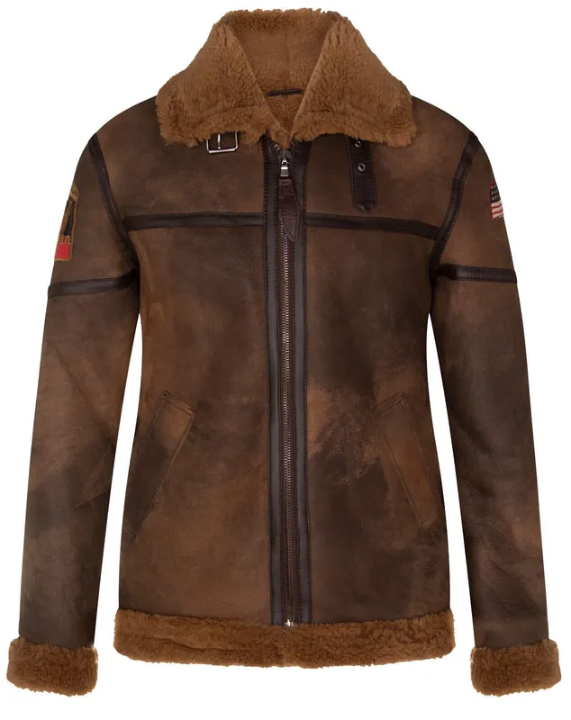 Antique B3 Sheepskin Flying Jacket-Alameda