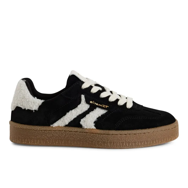 Tamaris Fur Suede Leather Fashion Lace Up Sneakers - Infinity Leather