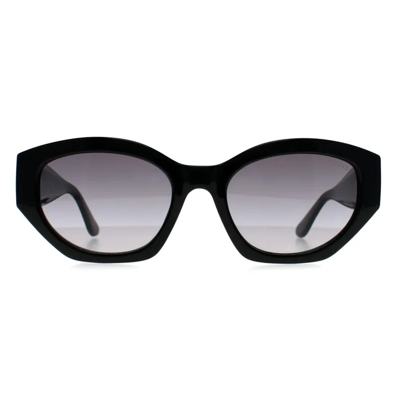 Oval Shiny Black Grey Gradient GF6164 - Guess