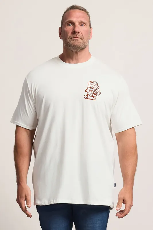 Extra Long Graphic T-Shirt