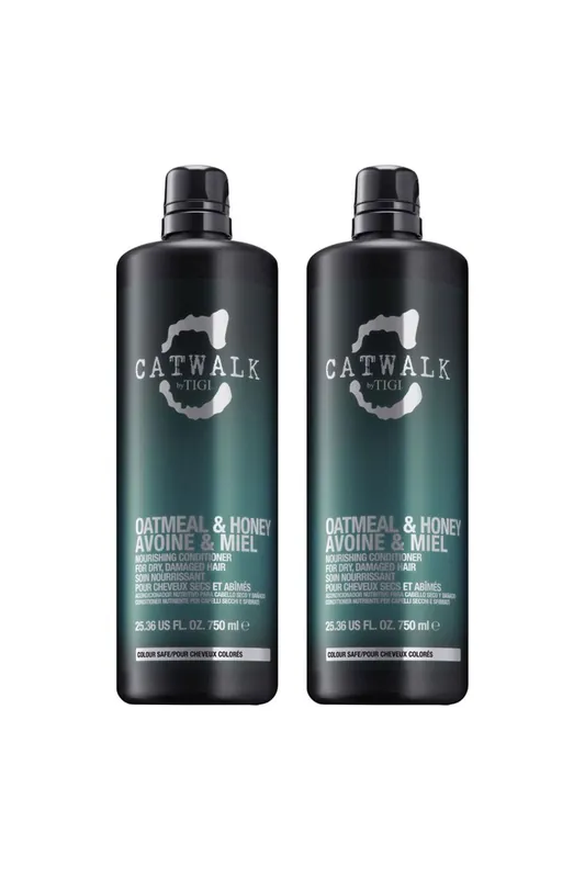 Oatmeal & Honey Nourish Damaged Hair Conditioner 750ml 2pk - Tigi
