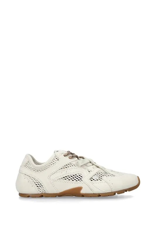 Aziel White Mesh' Suede Trainers - STEVE MADDEN