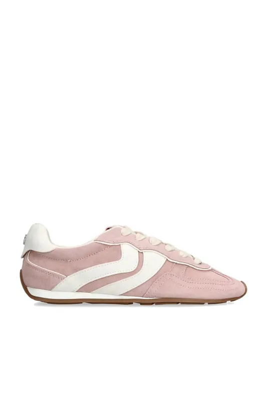 Abbi Pale Pink' Suede Trainers - STEVE MADDEN