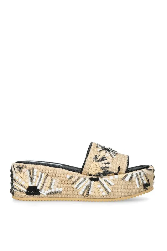 Decor Black Beige' Sandals - STEVE MADDEN