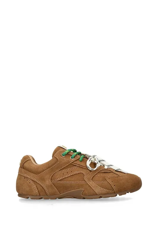 Aziel Camel' Suede Trainers - STEVE MADDEN