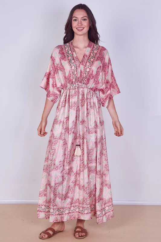 Boho Paisley Maxi Dress - ELAINA FASHION