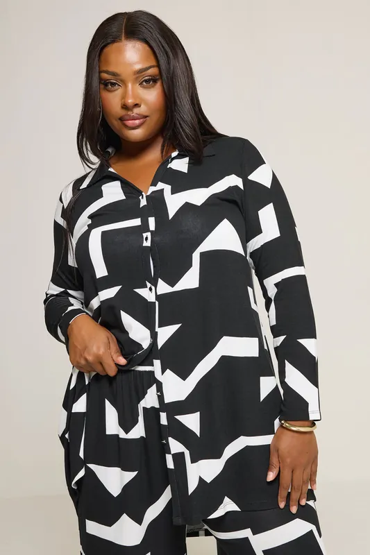 Abstract Print Shirt - Yours