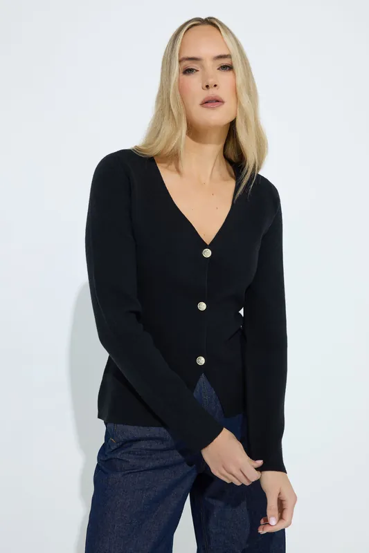 Tall Button Cardigan - Long Tall Sally