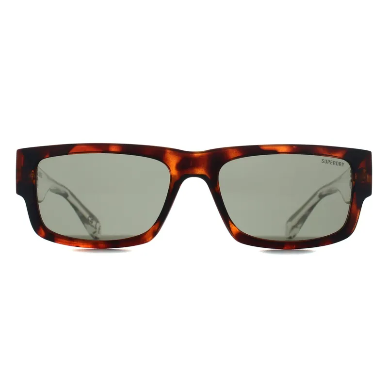 Rectangle Tortoise Crystal Solid Green SDS-5005