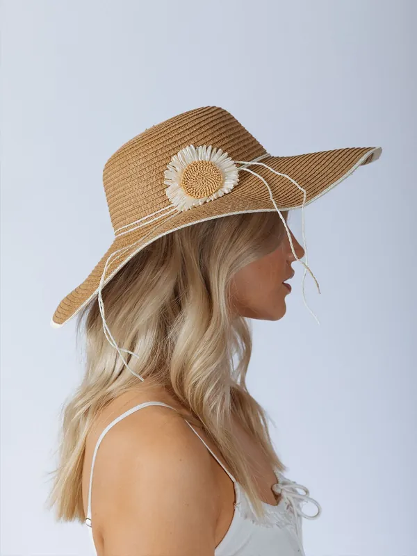 Sunflower Straw Sun Hat - SVNX