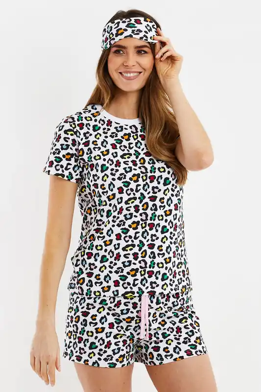 Cotton 'Cara' Shortie Pyjama Set - Threadbare