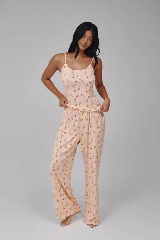 Cocktail Cami And Trouser PJ Set - Loungeable