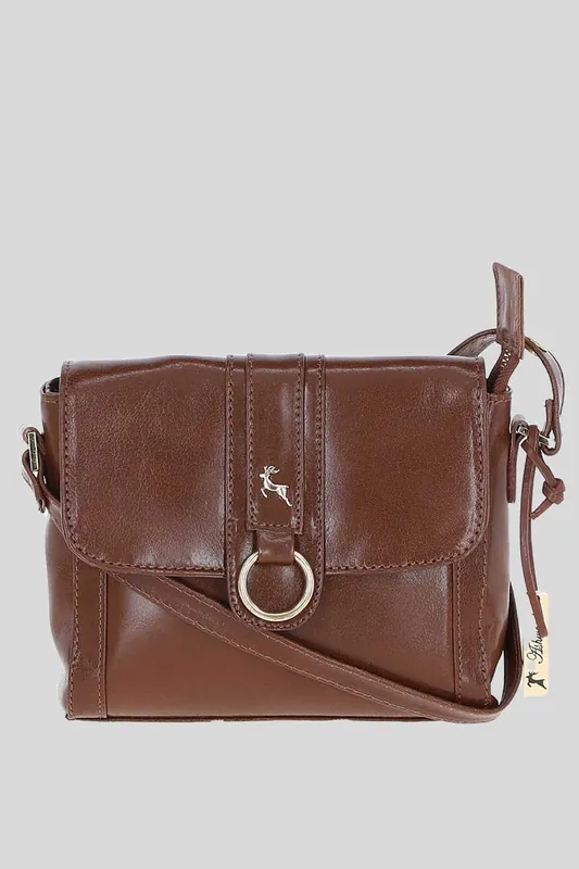 Vegetable Tanned Leather Cross Body Bag - Ashwood Leather
