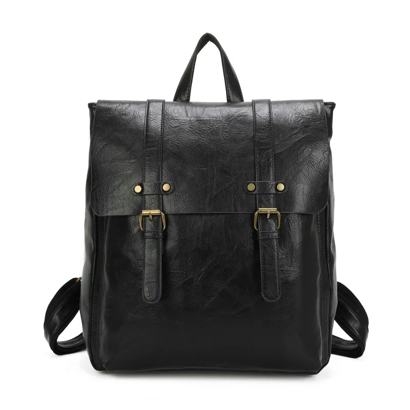 Classic Flap Design Travel Rucksack Large Backpack - Kitise