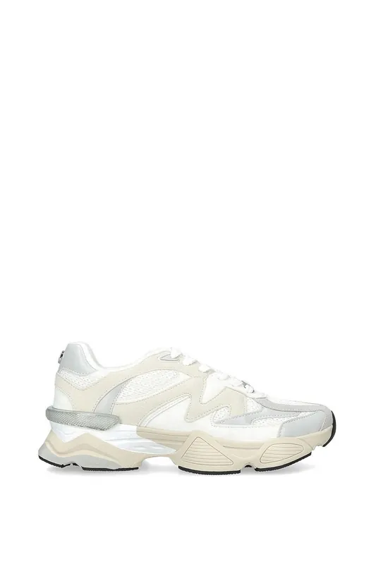 Speeder White' Fabric Trainers - STEVE MADDEN