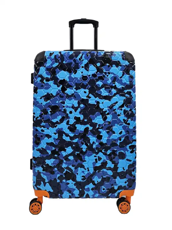 Camo Print Hard Case Shell Suitcase - TruClothing