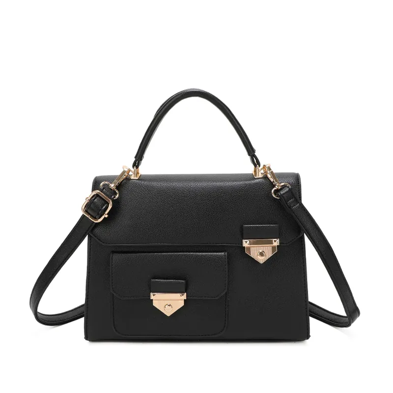 Multi-pockets PU Leather Work Shoulder Bag
