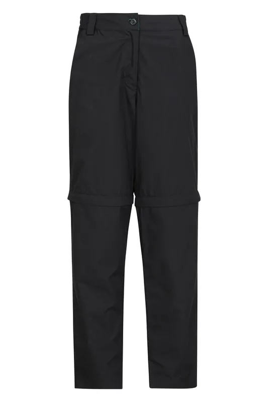 'Quest' Zip Off Holiday Travelling Adventure Short Trousers - Mountain Warehouse
