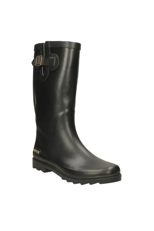 Buckle Detail Wellington Boots - Elle Sport