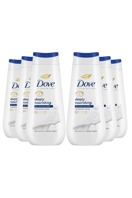 'Bodywash' Deeply Nourishing 24H Renewing Micromoisture, 6x 225ml - Dove