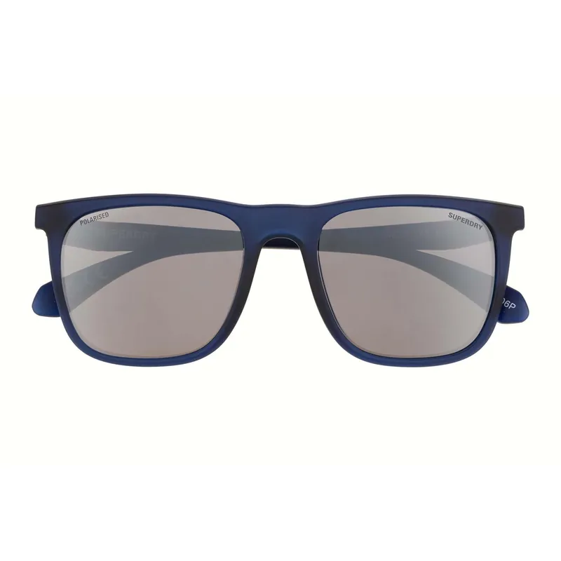 Square Frosted Dark Blue Silver Mirror SDS-5016