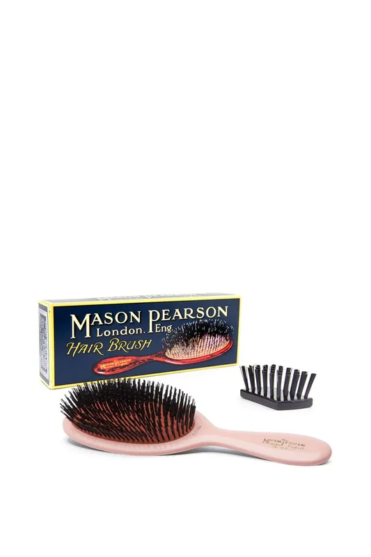 Medium Pure Bristle Hair Brush Pink - Mason Pearson