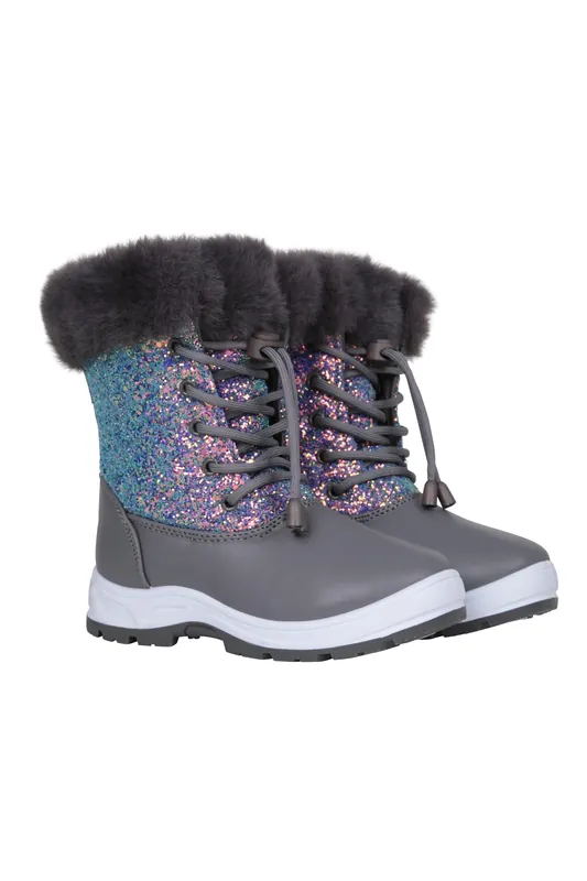 Fizz' Fur Lined Warm Insulated Waterproof Comfy Winter Snow Boots - Mountain Warehouse
