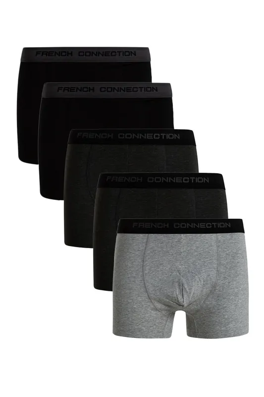 5 Pack Cotton Stretch Boxers - French Connection