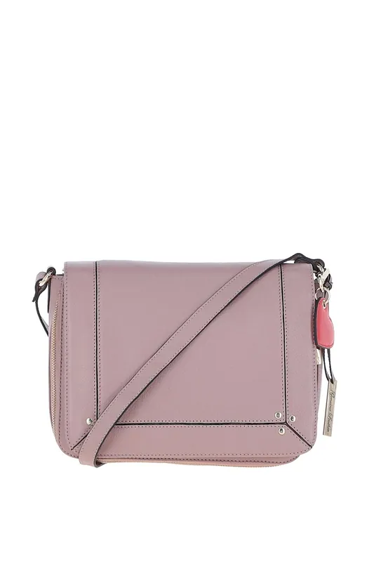'Tsanta' Flap Over Real Leather Shoulder Bag - Ashwood Leather