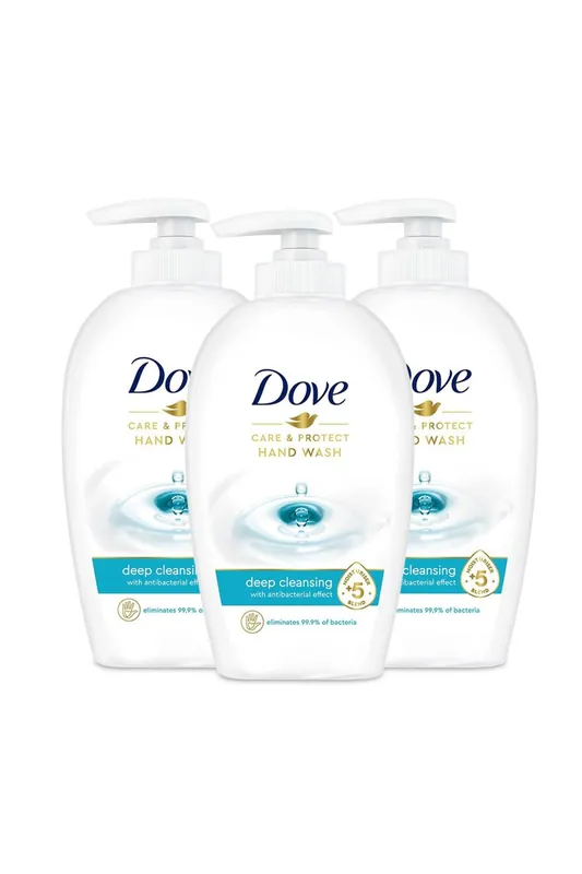 Care & Protect Deep Cleansing 'Hand Wash', 3x250ml - Dove