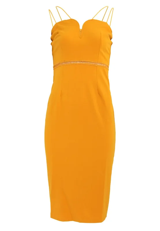 Midas Touch Sweetheart Midi Dress - Girls On Film