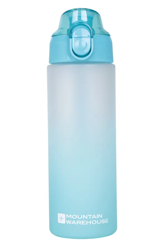 Ombre Push Lid Bottle BPA Free Leak Proof Gym Water Container - Mountain Warehouse