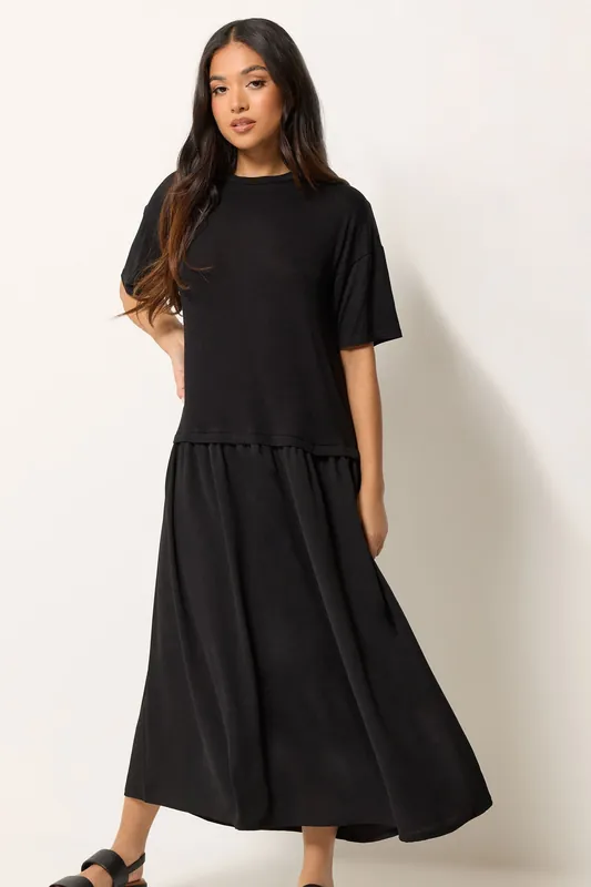 Petite Drop Waist Maxi Dress - PixieGirl