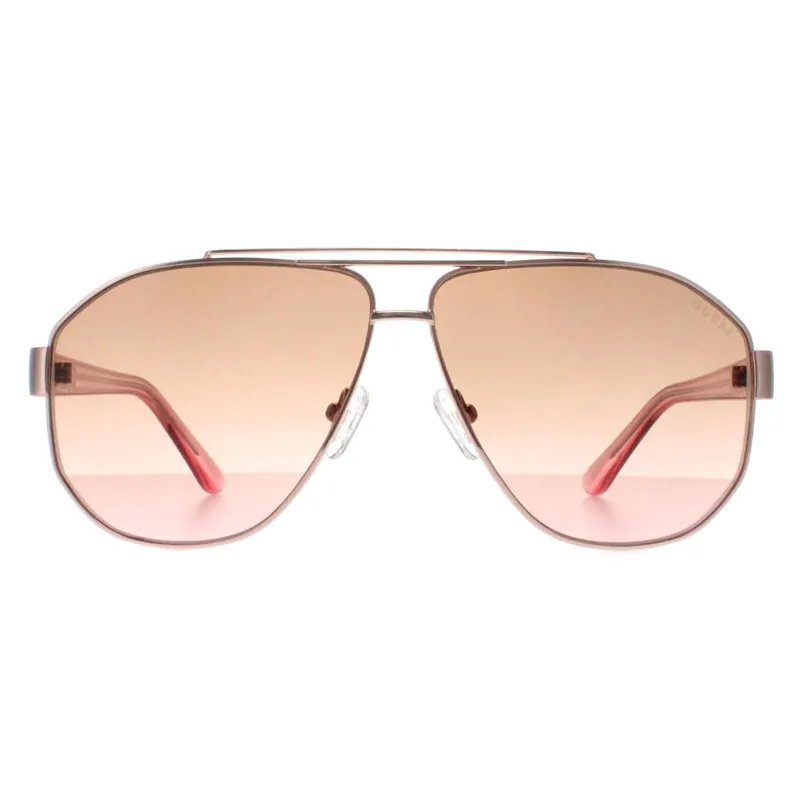 Aviator Rose Gold Brown Gradient GF6145 - Guess