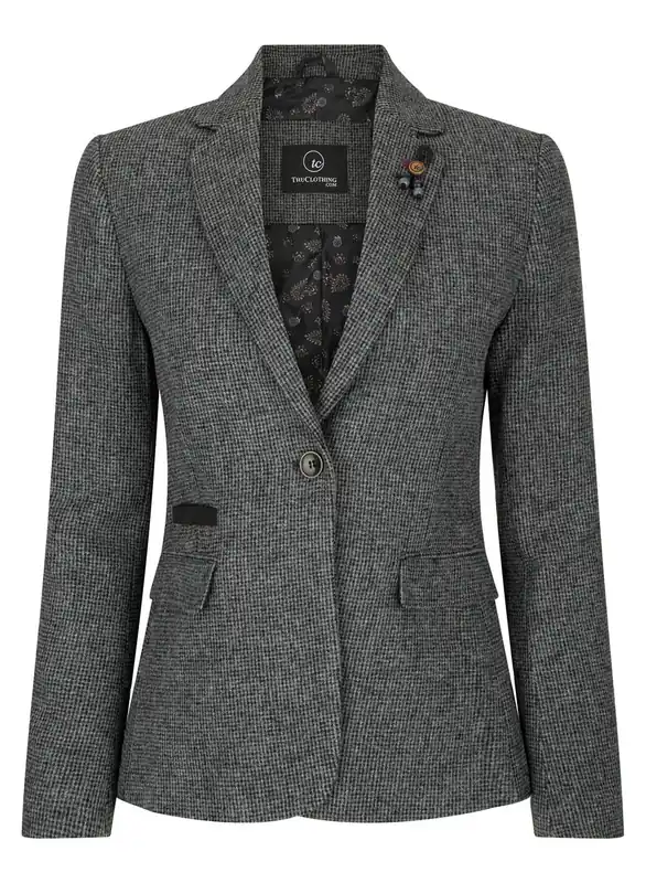 Wsn - Blazer Tweed Herringbone 1920's