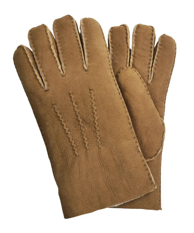 Luxury Sheepskin Suede Leather Gloves - Infinity Leather